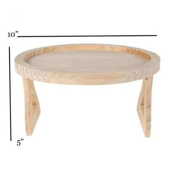 Handmade Foldable Sofa Armrest Tray - Picture 5 of 5